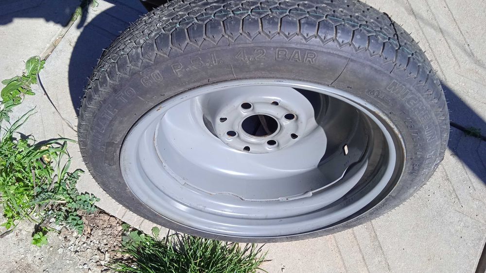 Резервна гума Патерица VW Seat 4x100 105/70/14 ЕТ38 57.1