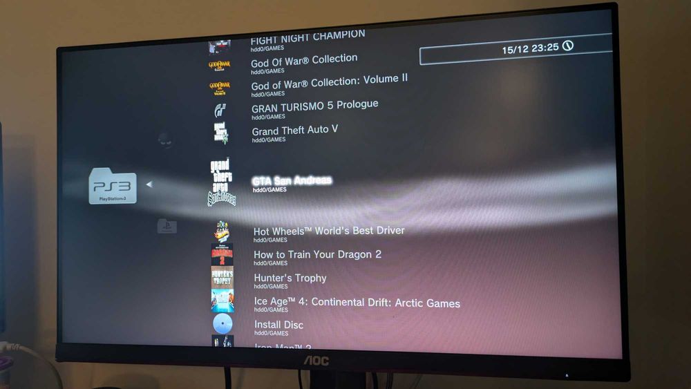 PS3 Super Slim + 136 игри / Playstation 3 1TB