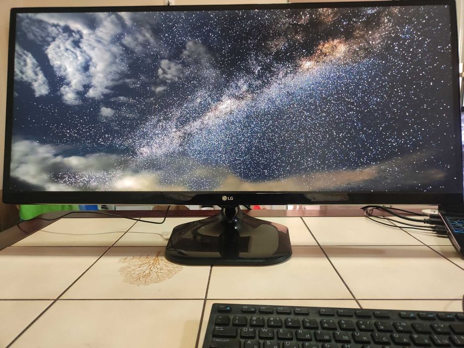 Монитор LED IPS LG 34", UltraWide, UWHD, 2xHDMI, 34UM58-P.AEU