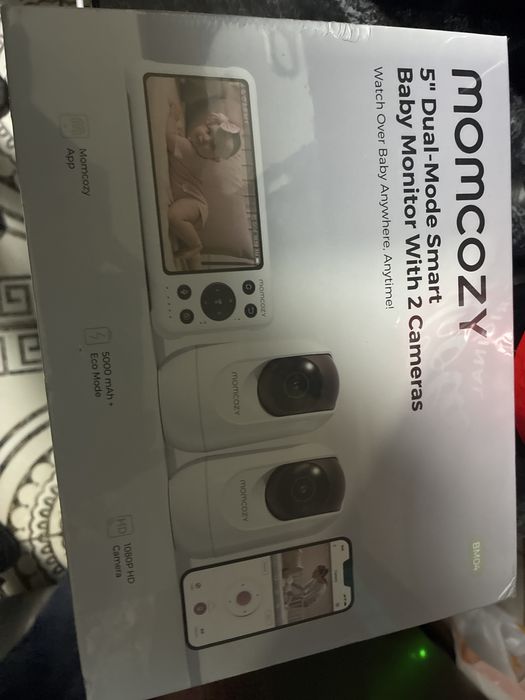 Momcozy 5”dual-mode Smart baby monitor with 2 cameras