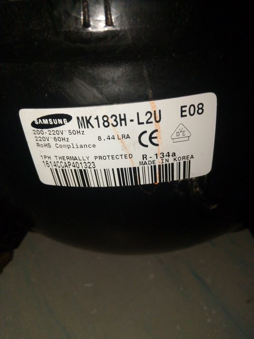 Продам нерабочий компрессор Samsung