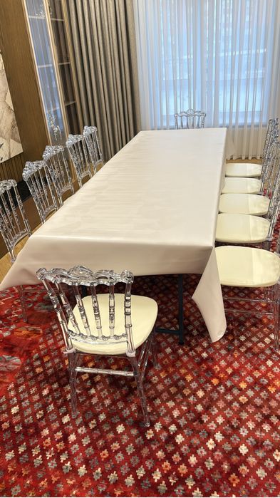 Аренда столов  и стульев