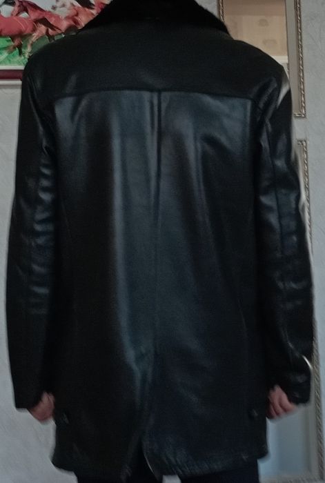 Дублёнка мужкая стильная