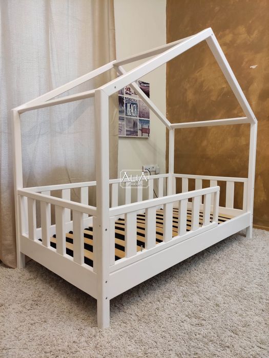 Детско легло къщичка | модел: ТОНИ | Детски легла Монтесори от дърво