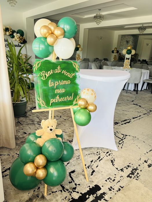 Aranjamet botez ,decor baloane