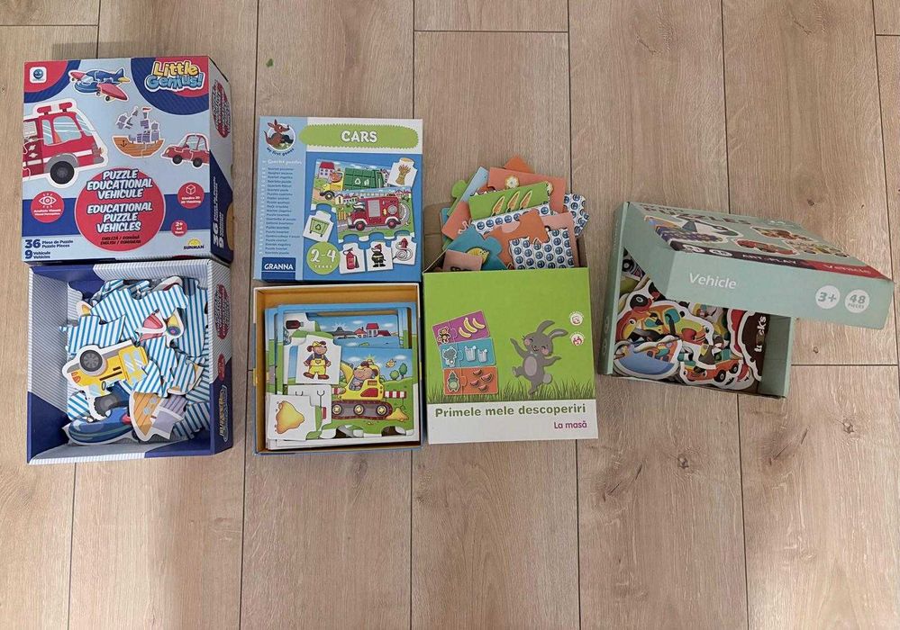 Set 4 x Puzzle pentru copii
