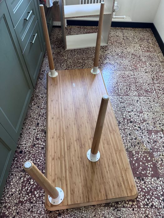 masa bambus HILVER IKEA