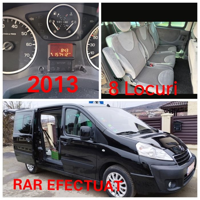 Peugeot expert 2013, 163 Cp, RAR EFECTUAT, 8 locuri Scudo t5 Vito