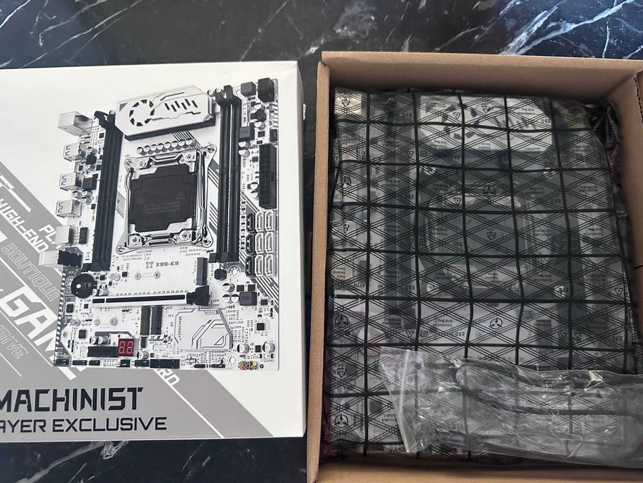 Топовые белые комплекты MACHINIST X99 K9-D3/ Озу 16 гб / куллер