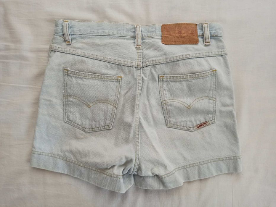 Къси дънкови панталони унисекс светли