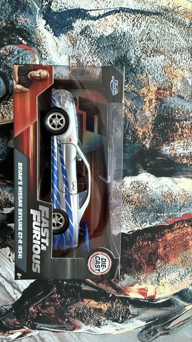 Fast & Furious Nissan Skyline GT-R R34 Brian O’Conner Diecast