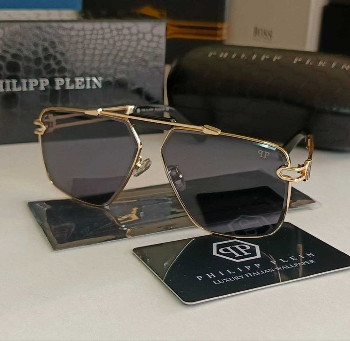 Очки Philipp Plein Lux Gold Black снижение цен
