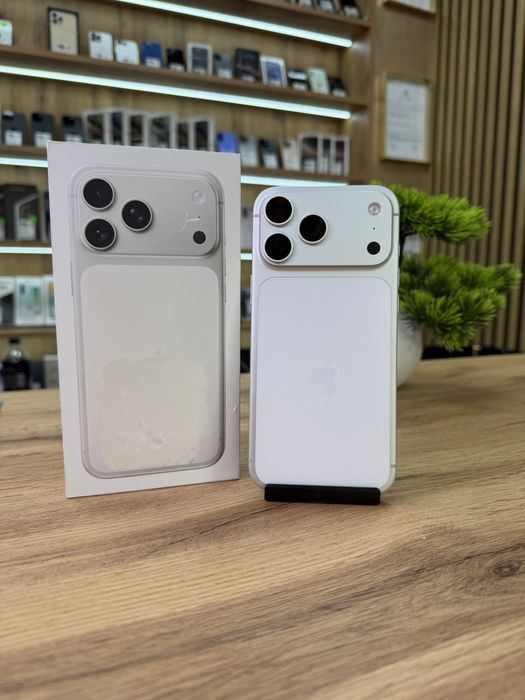 ‼️iPhone 17 Pro Max 256Gb Silver - Ca Nou -Garantie 12 luni