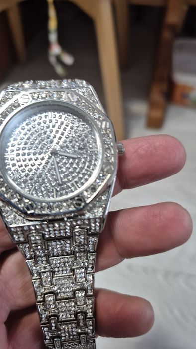 Ceas Iced out Monaco unisex