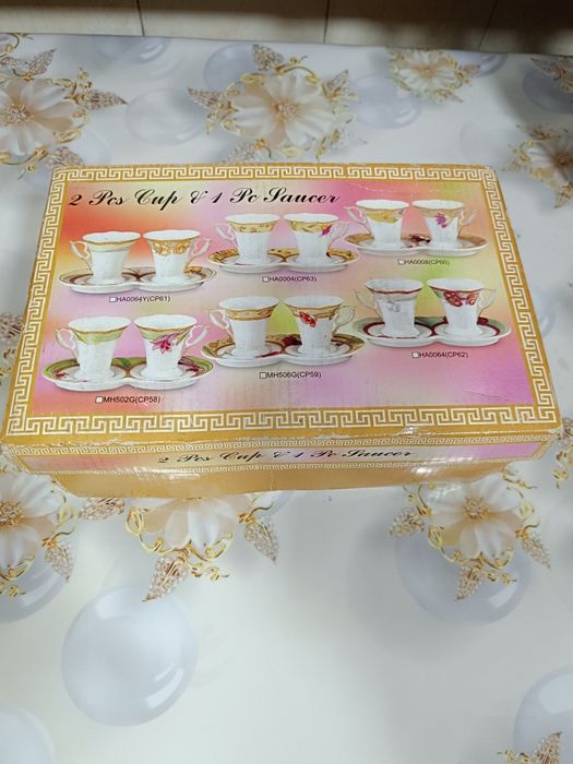 Чашки  дуэт для чая кофе