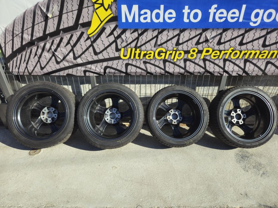 Джанти eMotion Wheels 18цола 5х130  8j et52 на 10j et60 Porsche