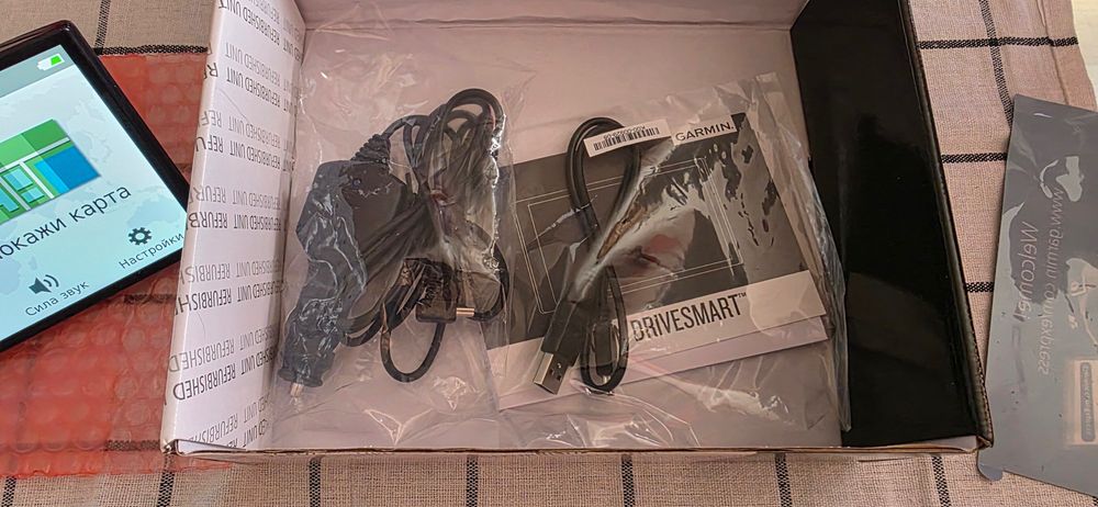 Навигация Garmin Drivesmart 61 7 инча карти за цяла Европа и Турция