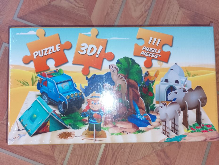 Игра 3д пъзел( чисто нов)