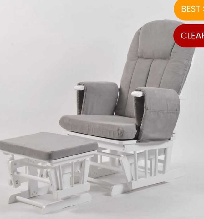 Set fotoliu balansoar + taburet Glider