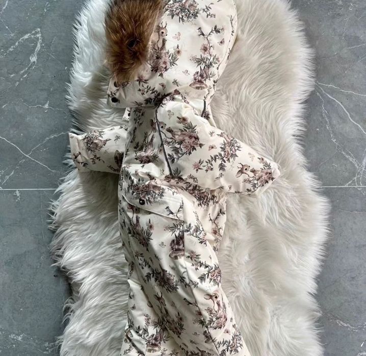 Утепленный детский комбинезон