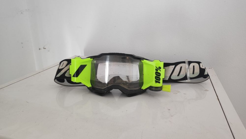 Cască moto/atv cu ochelari