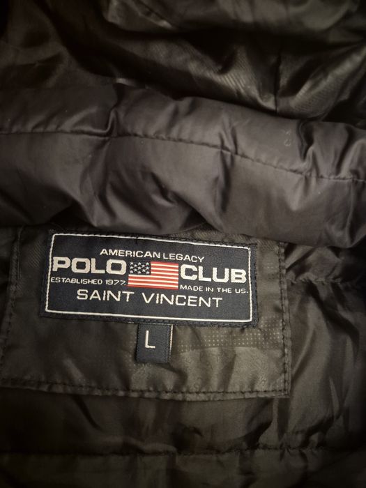 Geacă Polo Club neagră, L