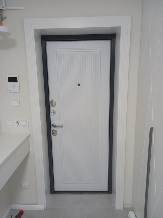 Установка Арок, обрамление входной двери.