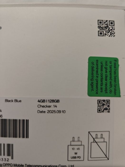 OPPO A5x продавам чисто нов не е използван