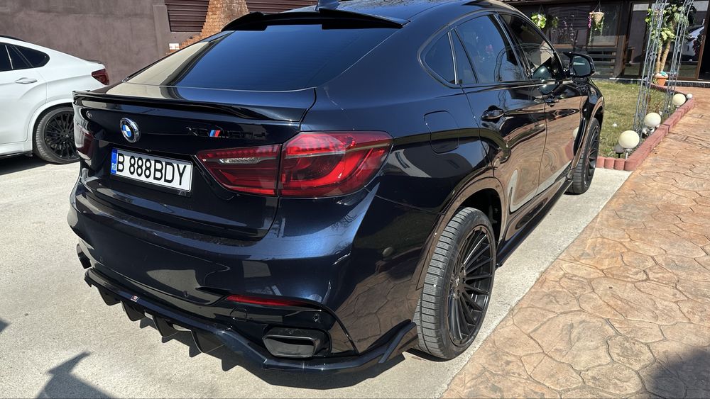 Promotie ! Eleron Lip Codita Portbagaj BMW X6 F16 X6M F86 Negru lucios