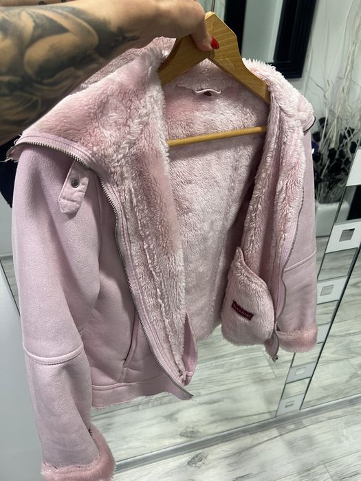 Дамско  розово палто