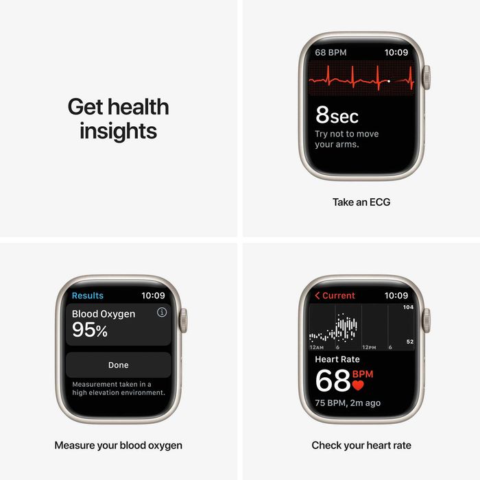 Vand Apple Watch Series 7 Cellular+GPS 45mm culoare Starlight