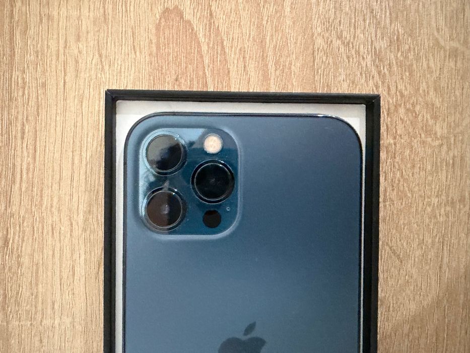 iPhone 12 Pro Max, 128GB – Pacific Blue (Като НОВ!)