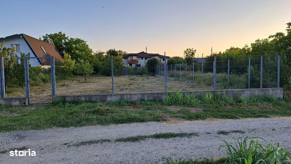 Vanzare teren intravilan imprejmuit 800mp Buftea