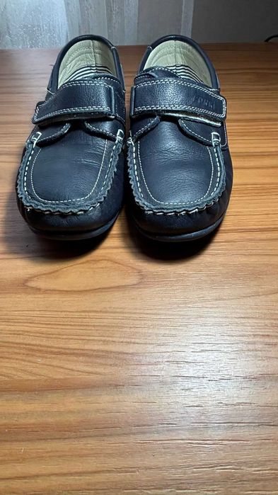 Mocasini Piele Ponki pe Bleumarin