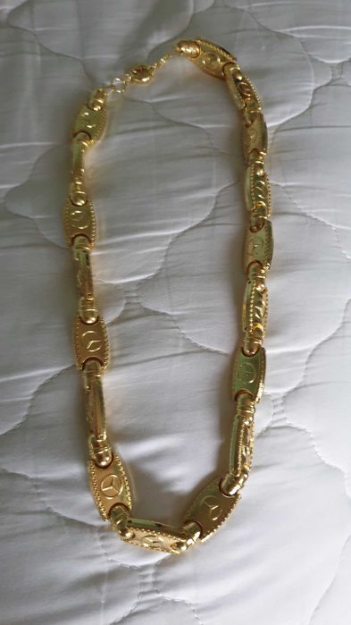 Позлатен ланец 14 карата мерцедес