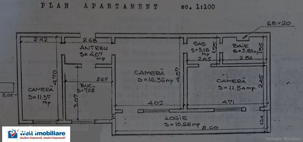 Apartament cu 3 camere cartier Gheorgheni zona Unirii