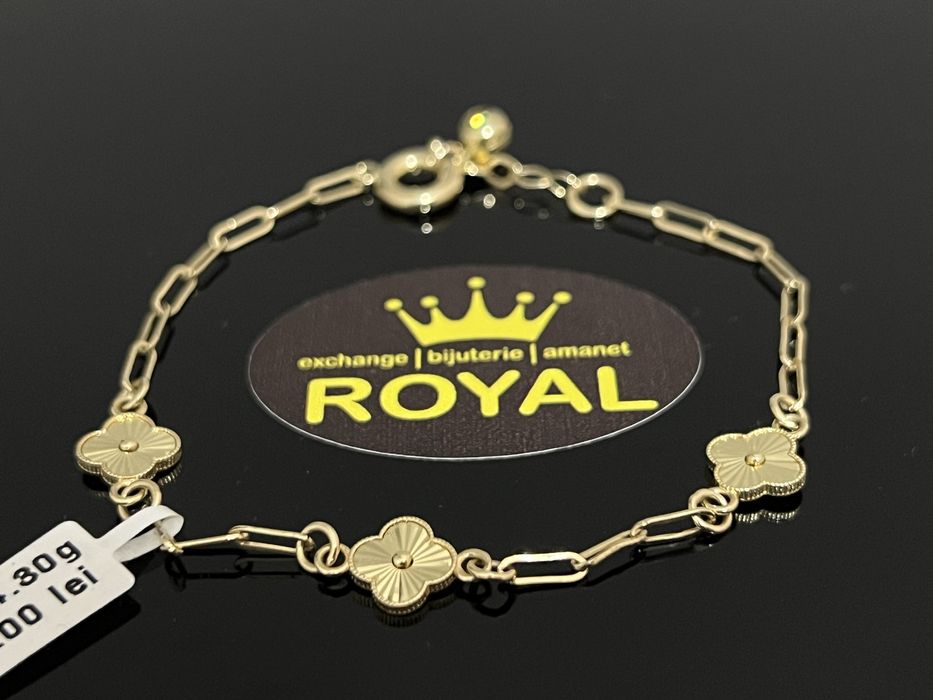 Bijuteria Royal CB : Bratara dama aur nou 14k 4,30gr