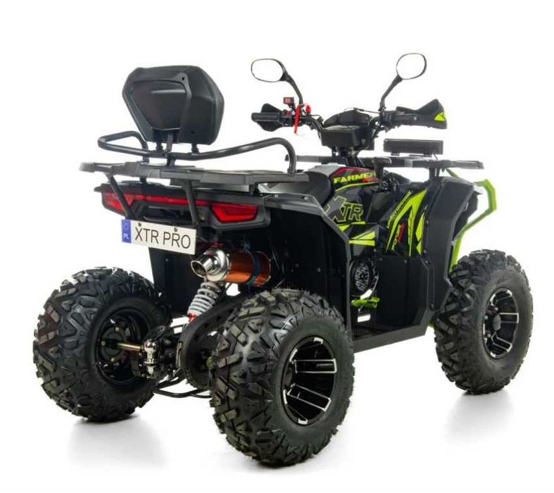 ATV XTR Pro Farmer X1 019, roti 10 inch, 250cc, 1+1 viteze,negru/verde