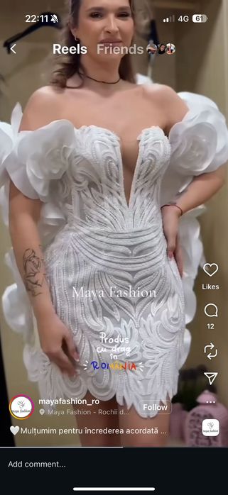 Rochie mireasa /cununie civila