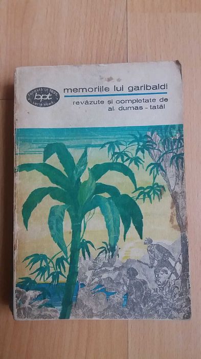 Vând carte literatura Memoriile lui Garibaldi Al.Dumas