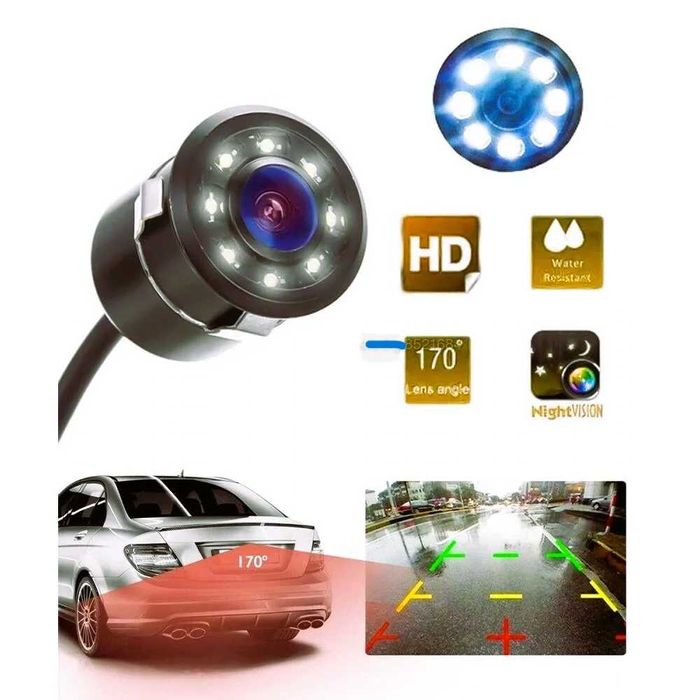 Камера за задно виждане ,за вграждане с осветление