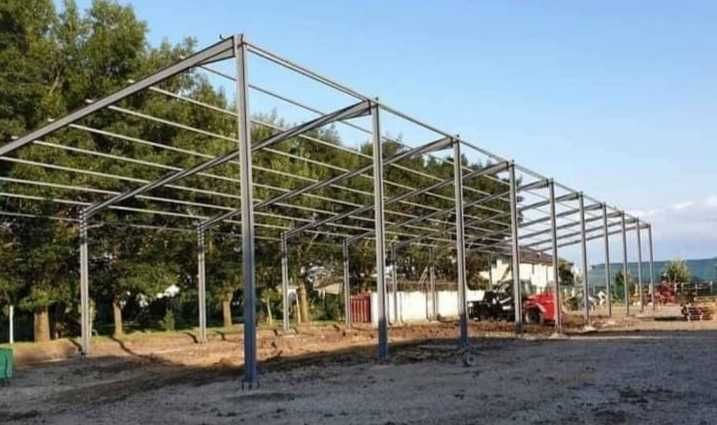 Structuri metalice, hale agricole, depozite, garaje , service, saivane