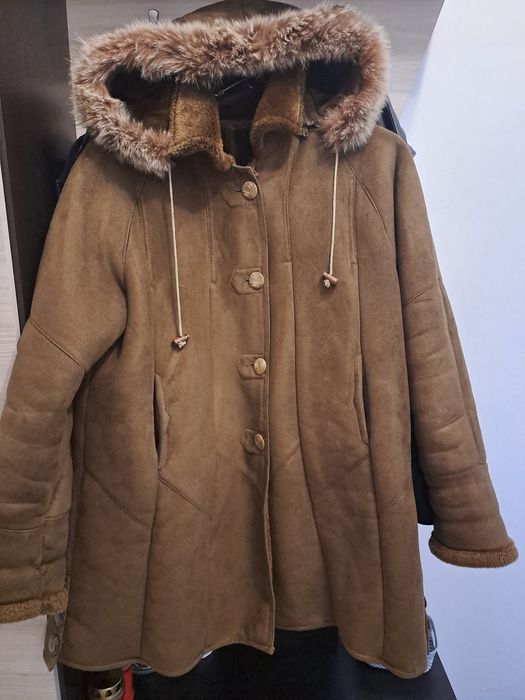 Cojoc dama gros cu gluga