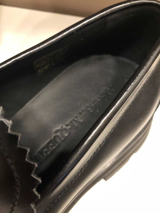 Alexander McQueen loafers, pantofi 40, full box, retail 820 euro