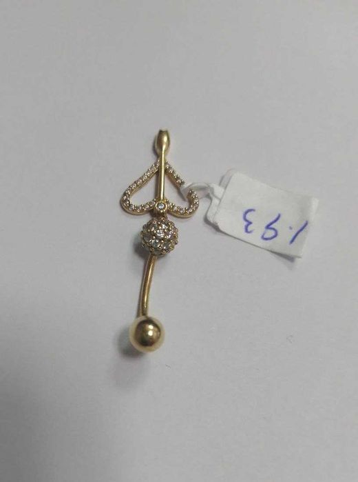 pierce buric aur 14 k (m3) star amanet