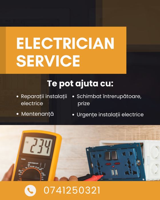 Reparații electrice locuințe | Prize, întrerupătoare | Intervenții urgente