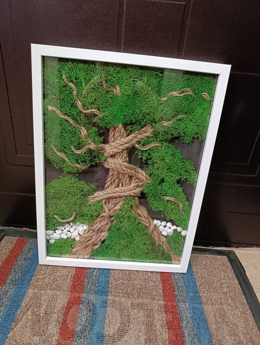 Tablou licheni naturali  stabilizați