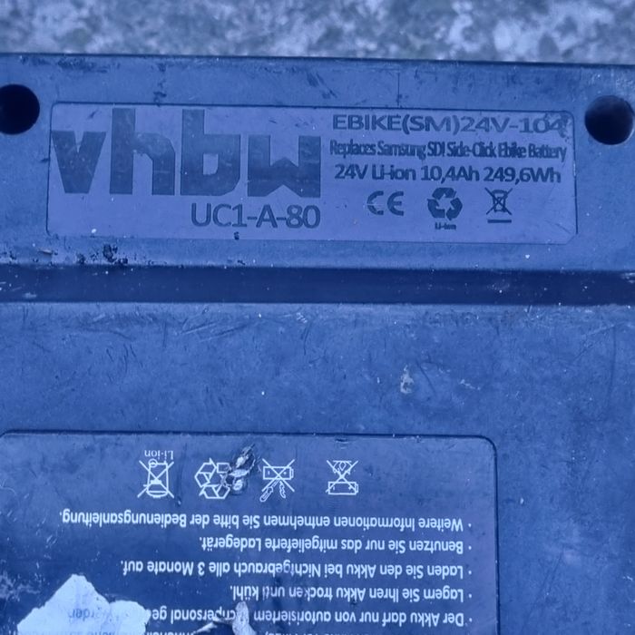 Baterie bicicleta 24V