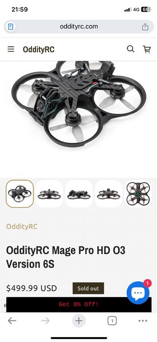 Квадракоптер OddityRC Mage 30 Pro