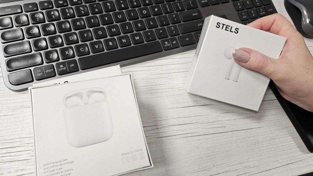 Безжични слушалки STELS i3000 TWS - Pop-up, Сензор, НОВИ